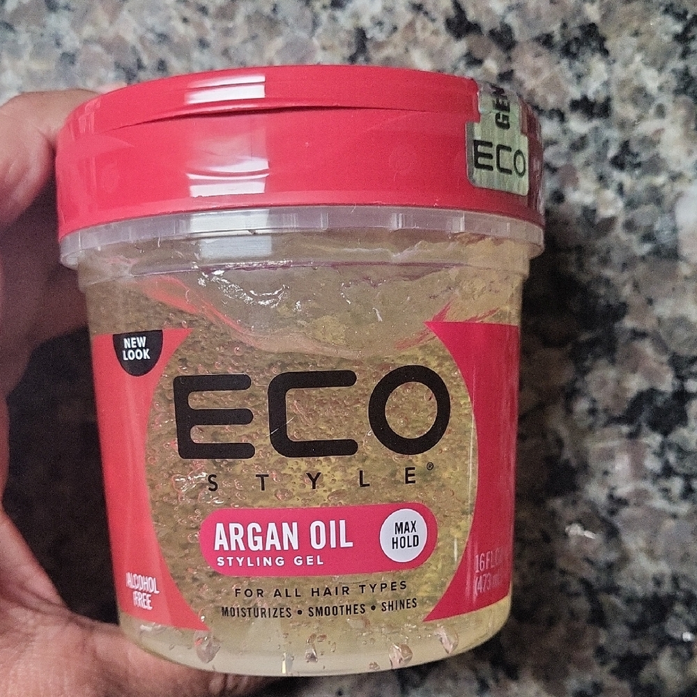 Argan Oil Styling Gel - Red and Gold new sealed 16 fl oz argan oil Max Hold
